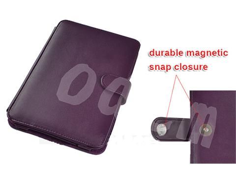 100% Brand New Purple Leather Case Cover for  Kindle 3 3G WiFi