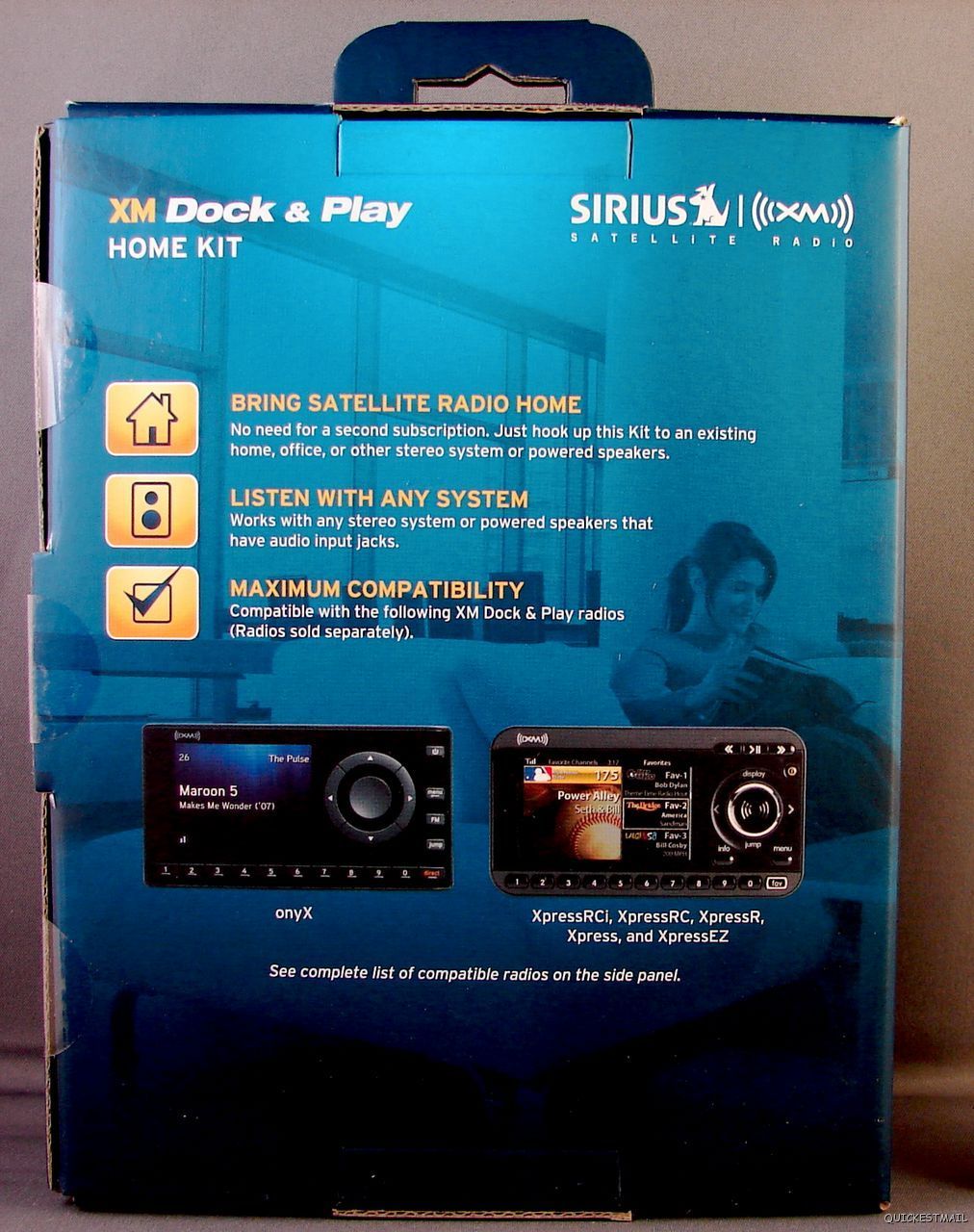 Sirius XADH1 XM Dock & Play Home Stereo Dock Docking Kit for Satellite