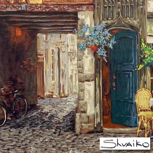 Viktor Shvaiko Light in Passageway Serigraph s N