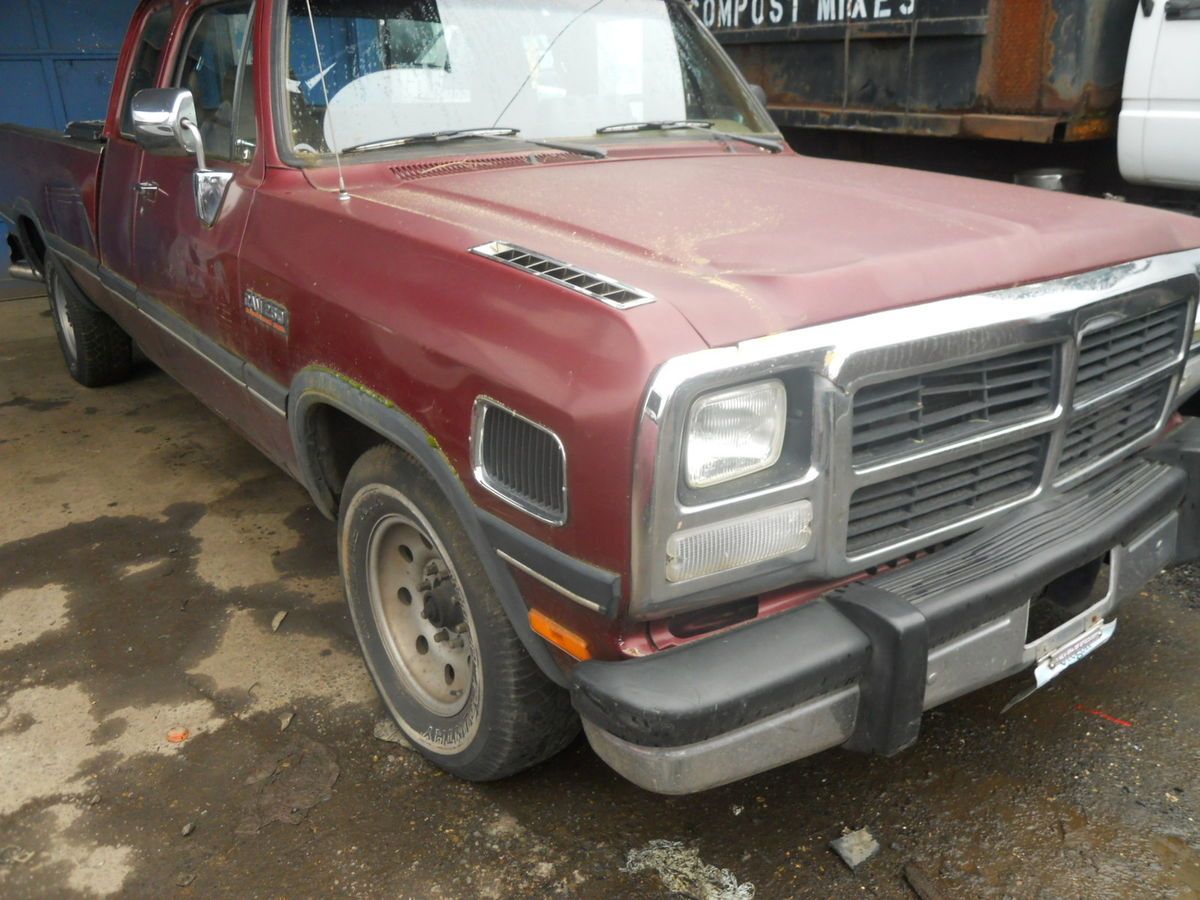 91 92 93 Dodge RAM 250 Pickup Automatic Transmission Cummins 4x2