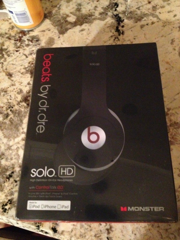 Dr Dre Solo HD Beats Headband Headphones Black