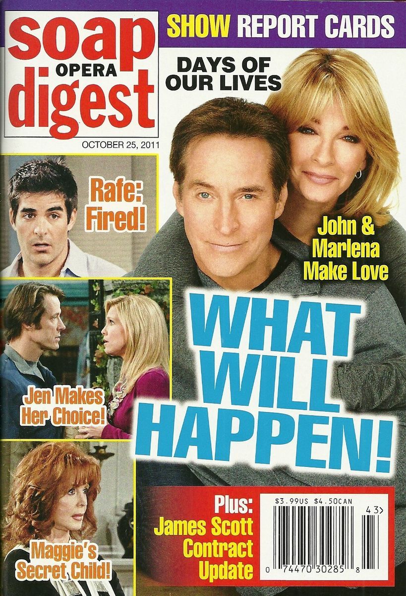 Drake Hogestyn Galen Gering Days of Our Lives October 25 2011 Soap