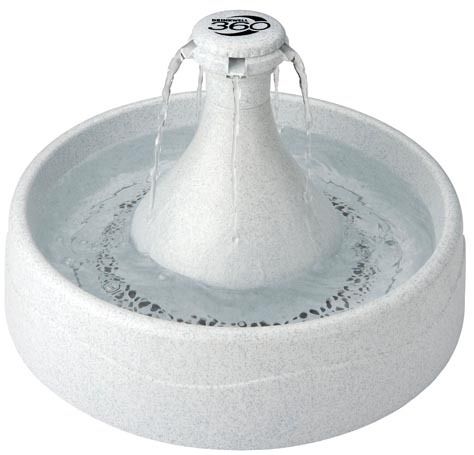 Drinkwell 360 Pet Fountain Water Dish Cat Dog Free Mat