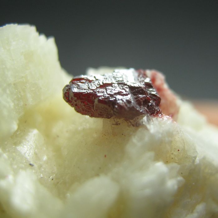 Red Cinnabar Crystal on Dolomite Specimen CBGZ2IF0528