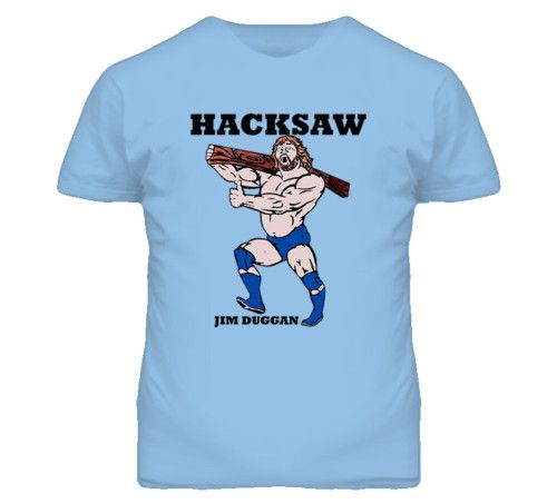 Hasksaw Jim Duggan Retro Wrestling T Shirt