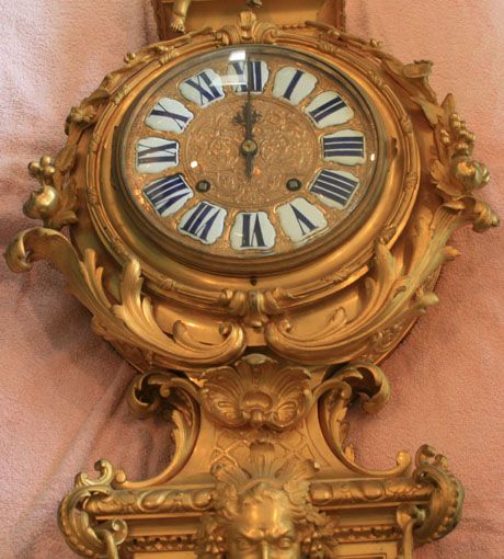  Clock Gold Gilt Bronze Signed Sicot Dujardin A Versailles