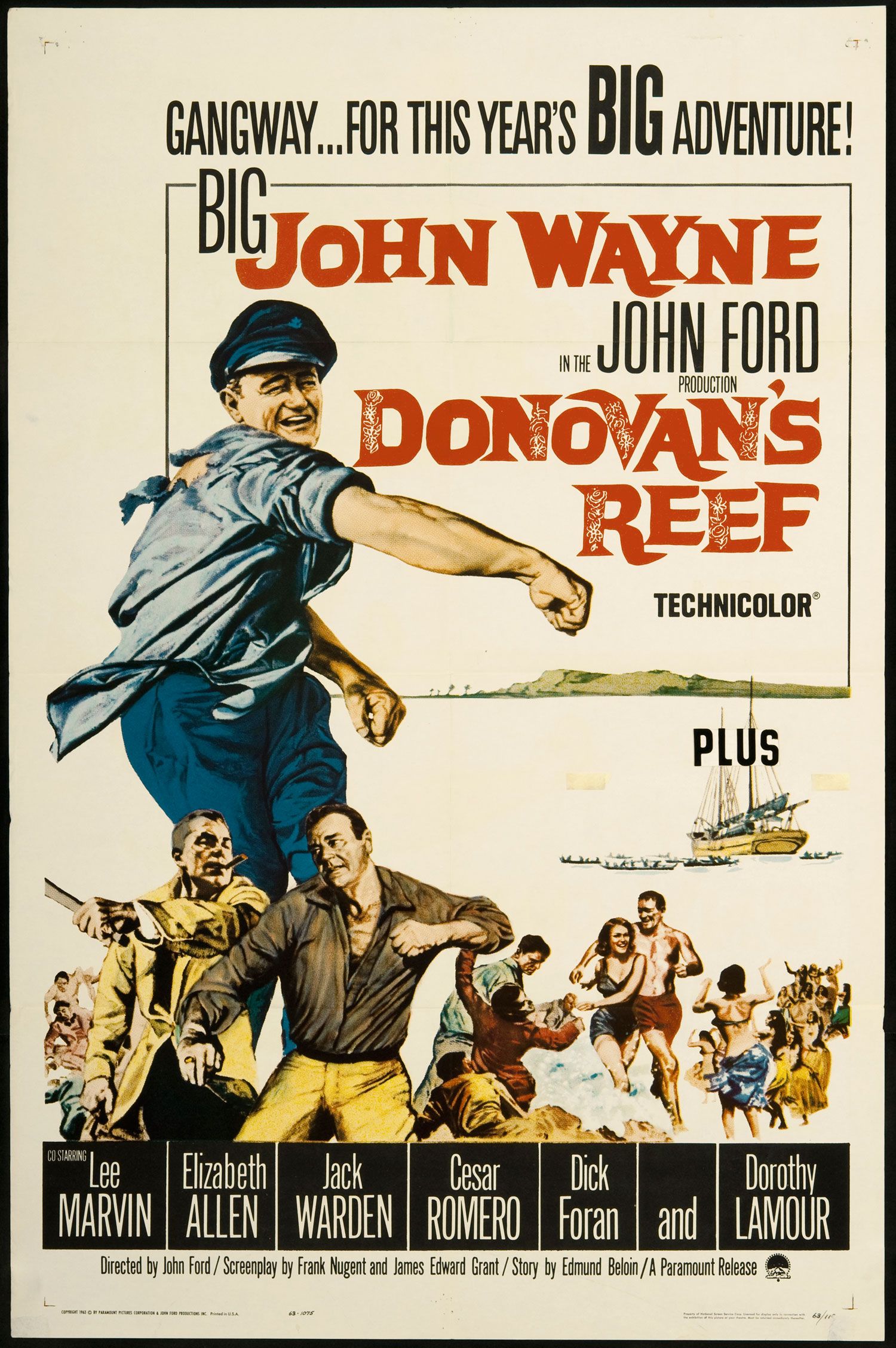 Donovans Reef 1963 Original U s One Sheet Movie Poster