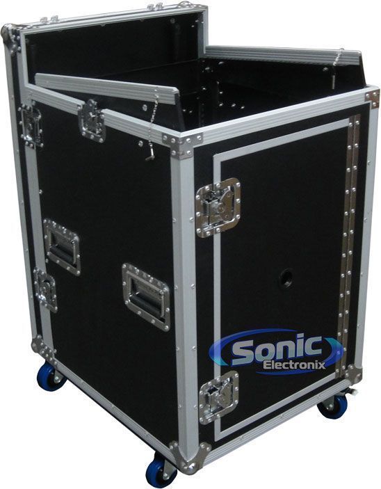 Mr DJ Case 5000 Heavy Duty Pro Audio DJ Equipment Rack Case w Casters