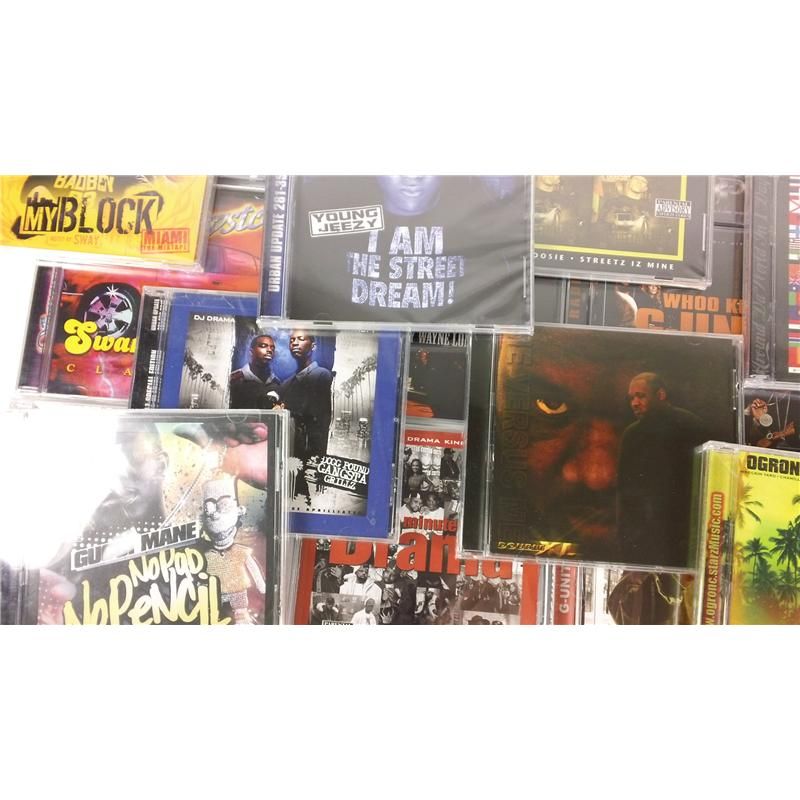 Wholesale Lot of 100 Assorted New Rap Music CDs YZ00202N