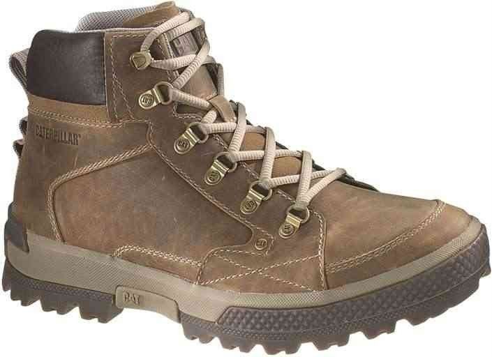 Mens Caterpillar Duncan Mid Cut Boots Dark Beige P715391