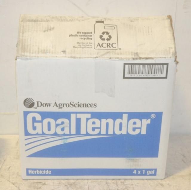 Lot of 4 (1) Gallon Containers Dow AgroSciences Goal Tender Herbicide