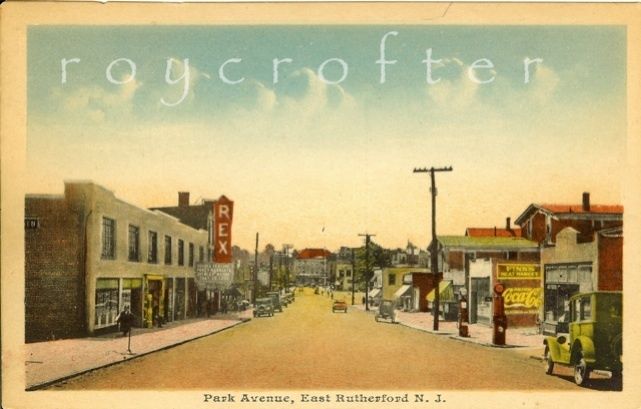 Rex Theatre Park Ave East Rutherford NJ 8 x 10 Matted Print of 1910