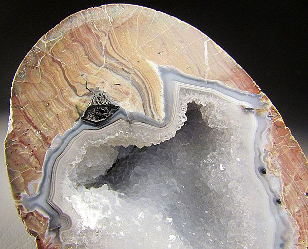 Quartz and Agate Geode, Dugway Geode Beds, Utah