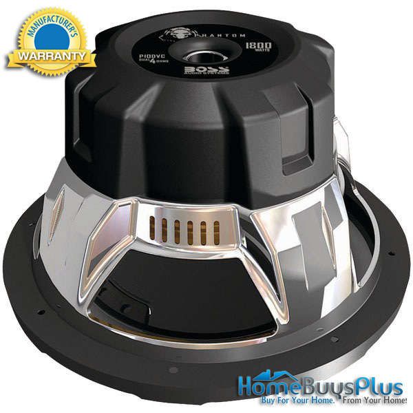 Boss Audio P10DVC Phantom Series Dual Voice Coil Subwoofer