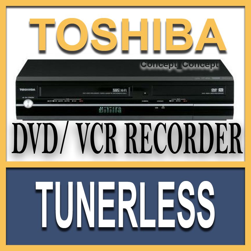  DVR610 1080p Upconverting Tunerless VHS DVD VCR Recorder Combo