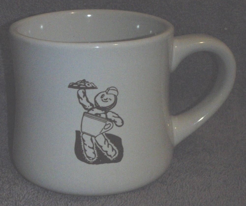 Dunkin Donuts Flare Style Donut Man and Logo Coffee Mug