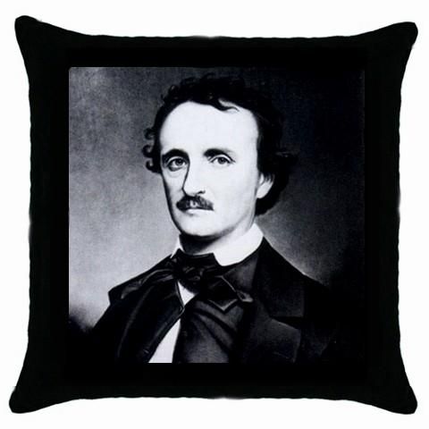 edgar allan poe throw pillow case this pillow case about 18 x 18 can