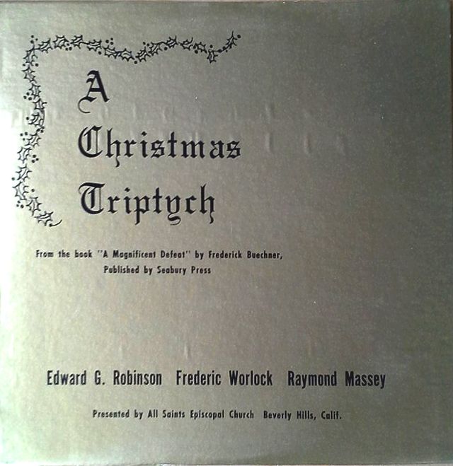 CHRISTMAS TRIPTYCH EDWARD G ROBINSON ALL SAINTS CHURCH 1965 LP