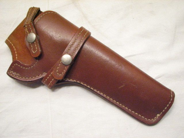 Early Bucheimer PL 11 Brown Leather Gun Holster Pistol