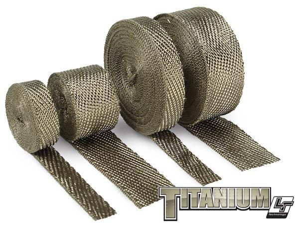 Dei 2 x 100 ft Titanium Exhaust Header Heat Wrap 010130