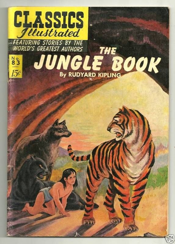  Classics Illustrated 83 The Jungle Book 1st Edition