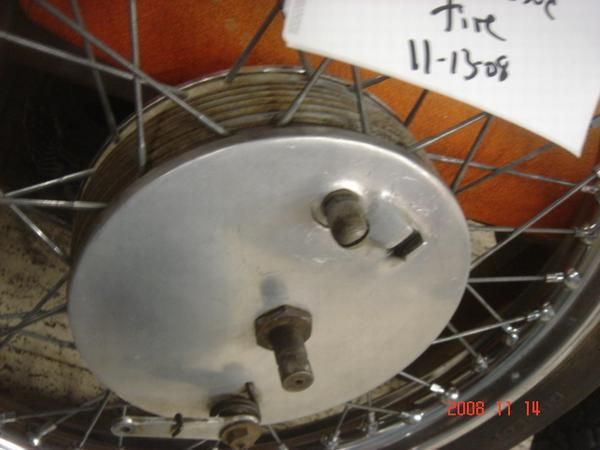 Front Wheel Triumph T120 Bonneville 60s Original Dunlo