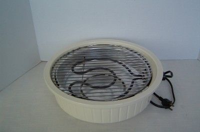  smokeless indoor electric bbq crock grill tabletop model 5730 usa