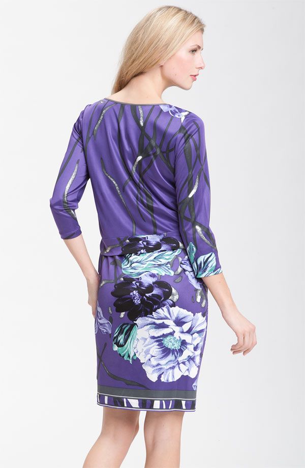 Elie Tahari Larella Placement Print Dress ( Exclusive)