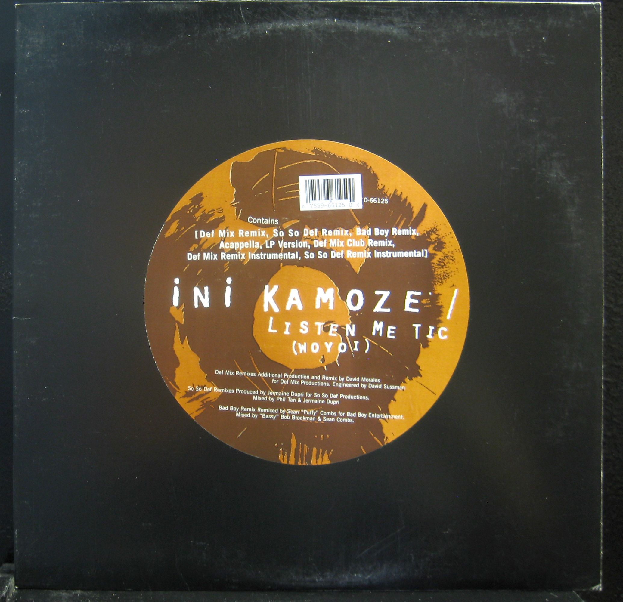 ini kamoze listen me tic woyo label eastwest records format 33 rpm 12