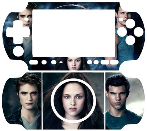 Eclipse Edward Jacob Bella Skin Cover for PSP 3000 Slim