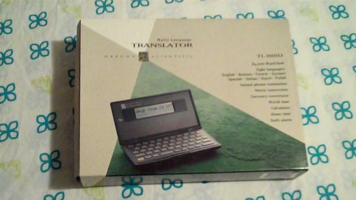 NIB Oregon Scientific 8 Language Electronic Translator TL818D New In