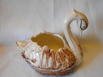 Large Handmade Montana Clay Swan Planter Ella Arthur