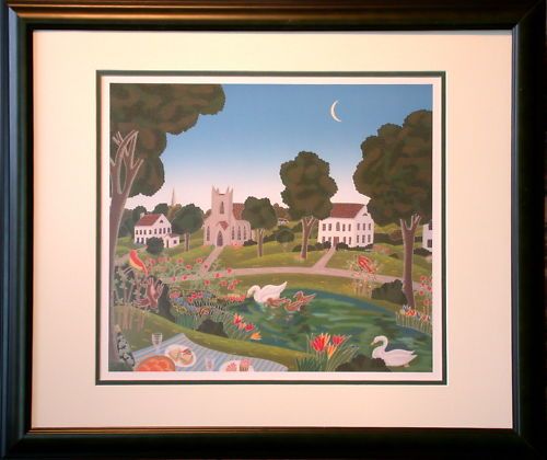 Thomas McKnight East Hampton Print Framed