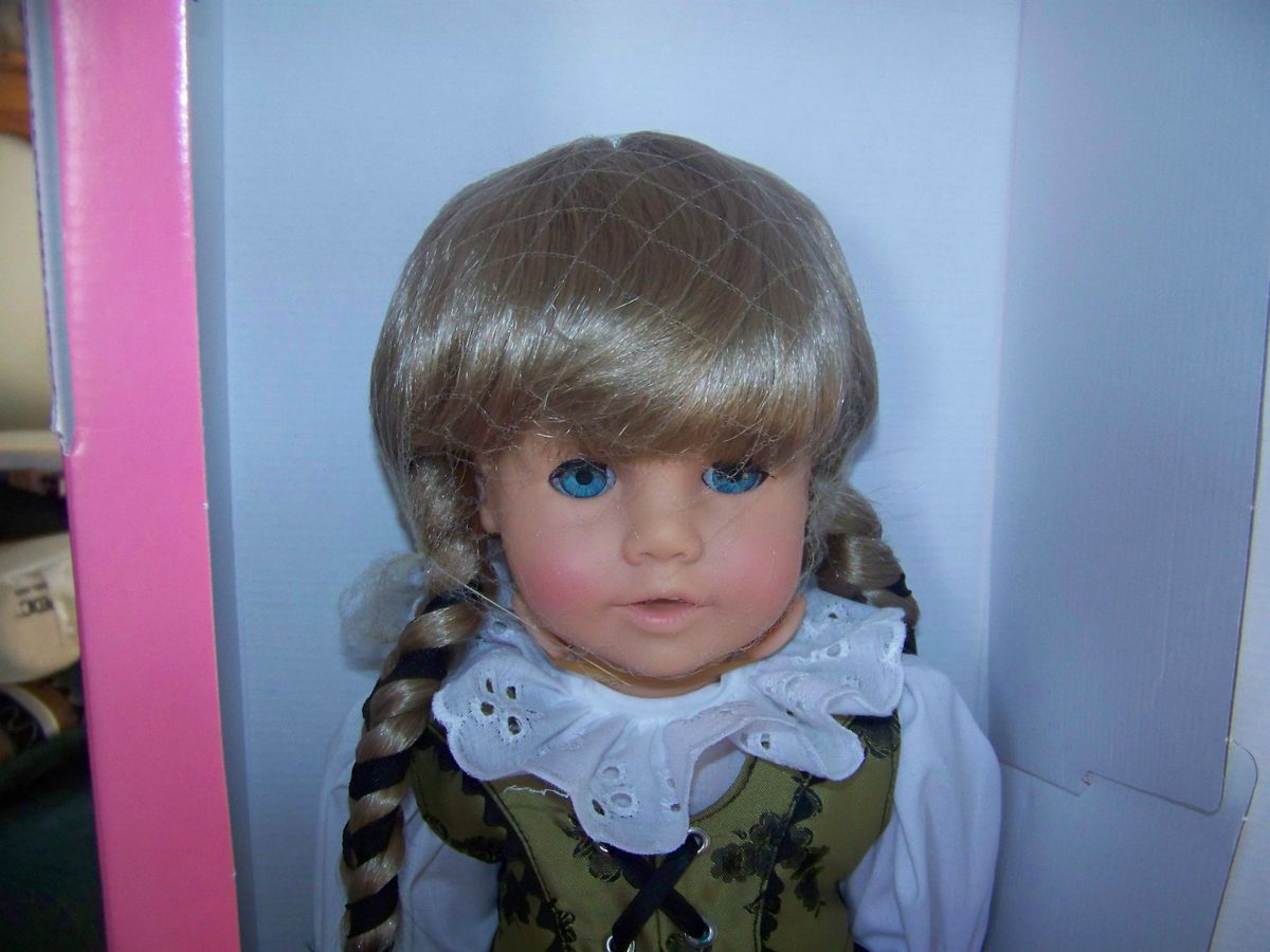 Engel Puppen Germany Vinyl 16 Bianca Pigtailed Blond Doll Fabulous