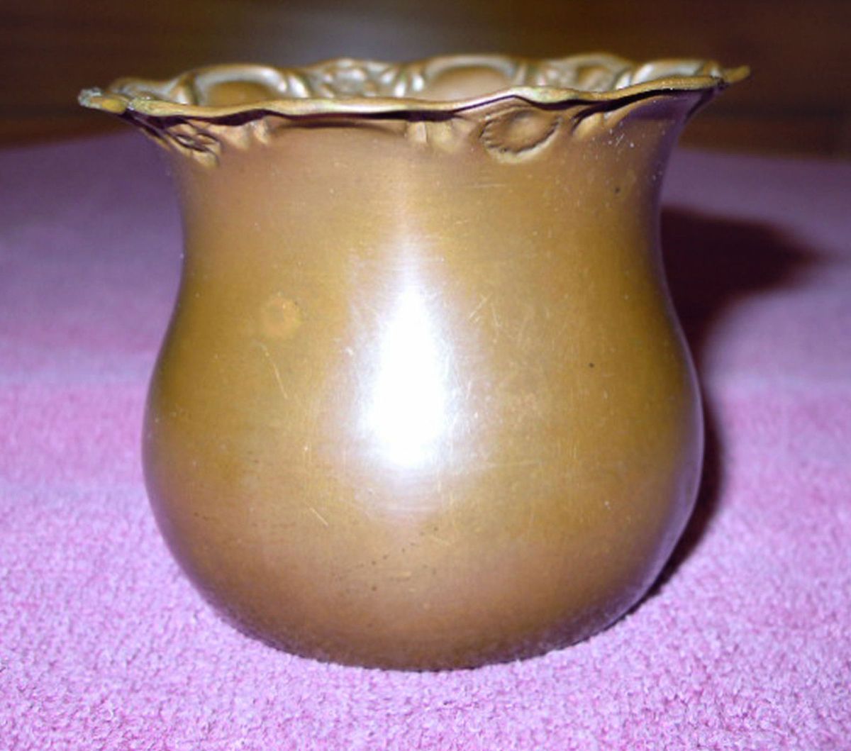 SMALL COPPER DECORATIVE JAR