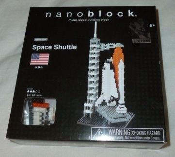 Nanoblock Space Shuttle USA Kawada NBH 014 Micro Sized Building Blocks