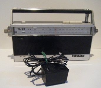 60 s sony transistor am fm esaki radio tfm 117 nice