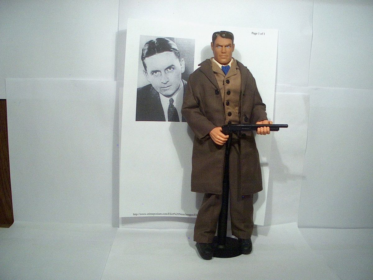 Eliot Ness Justice Department Prohibition Agent Figure