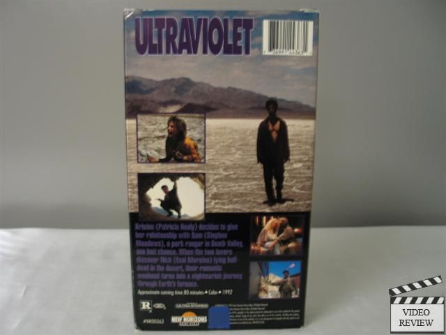 Ultraviolet 1992 VHS Esai Morales Patricia Healy Stephen Meadows