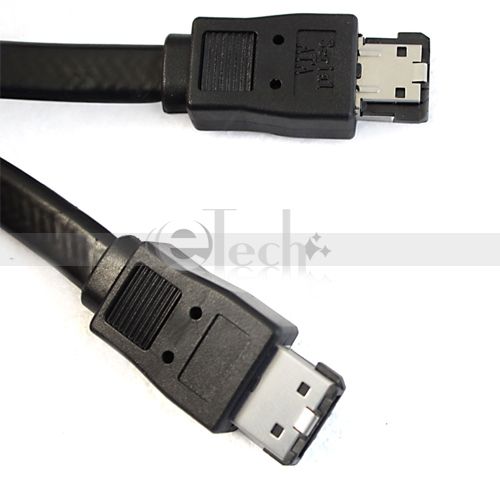 New 39 3ft eSATA to eSATA Male 7 Pin Shielded External HDD Data Cable