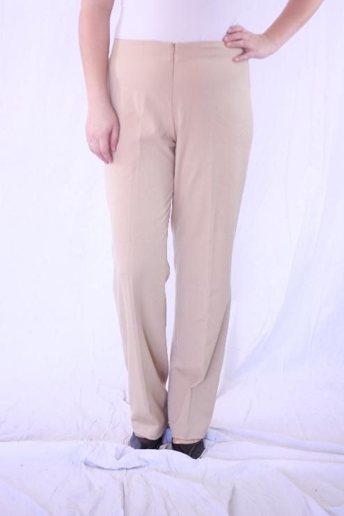 12 NWT Fabrizio Gianni Ladies Stretch High Comfort Waist Beige Formal