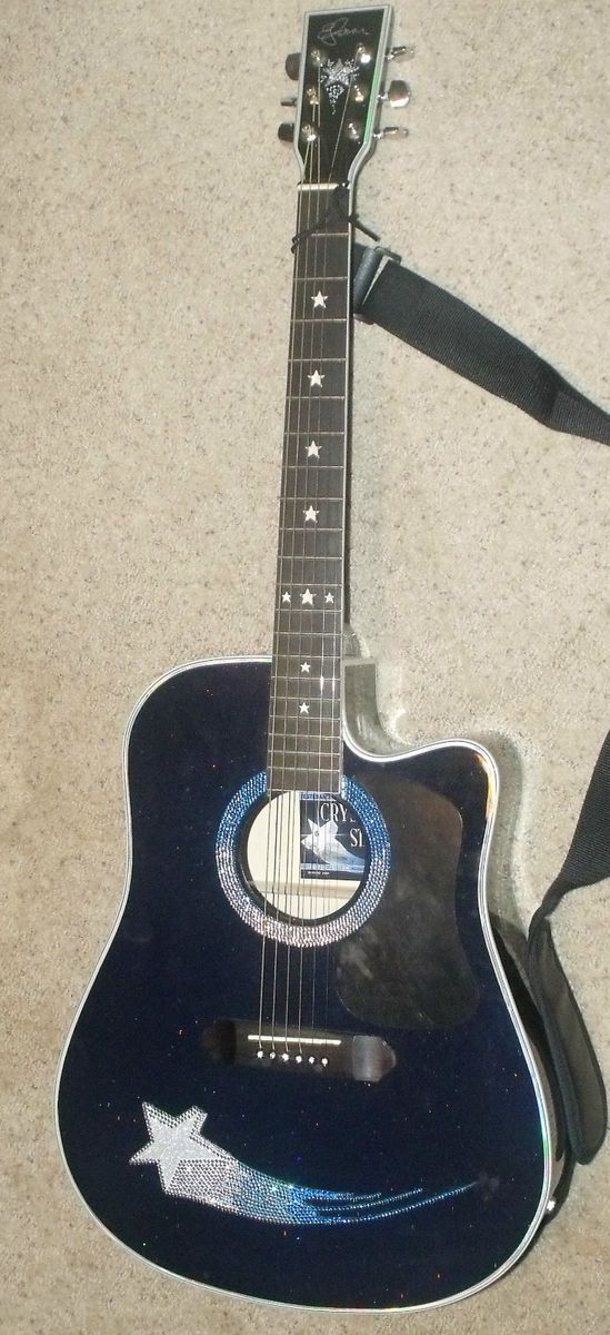 ESTEBAN ACOUSTIC ELECTRIC CRYSTAL STAR LIMITED EDITION GUITAR