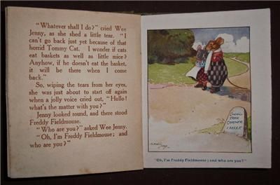 ERNEST ARIS. WEE JENNY MOUSE. 1ST EDITION 1ST ISSUE CIRCA 1925