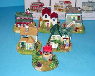 xmas village liberty falls colorado collection 6 pc