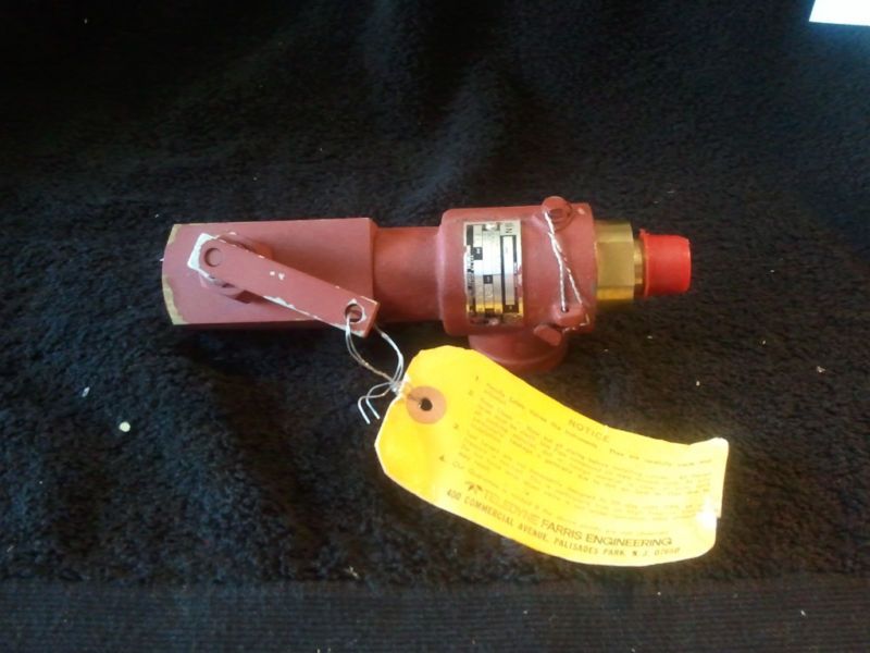 Teledyne Farris Safety Relief Valve 1875 PKD 1 2  New