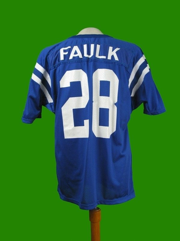 Vintage Indianapolis Colts Marshall Faulk Jersey Wilson M