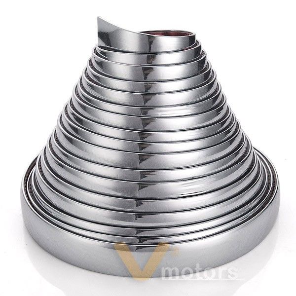  Chrome Moulding Trim Window Rim Vent Wheel Well Cap Strip