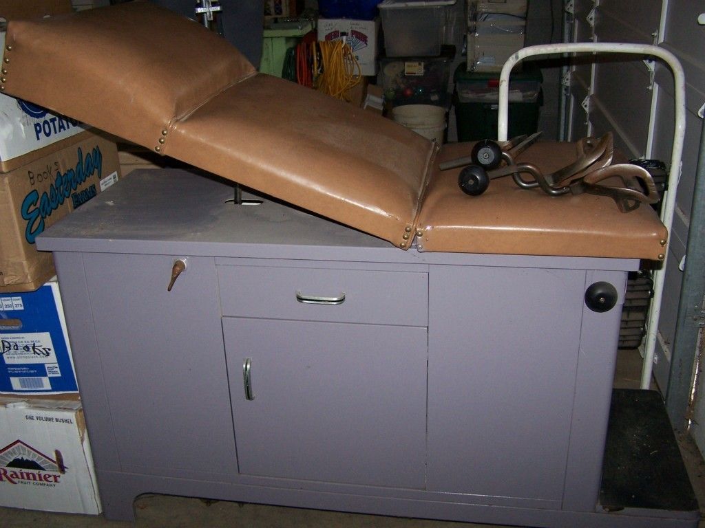  Vintage Medical Exam Table