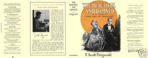 Scott Fitzgerald The Beautiful and Damned Fac Jacket