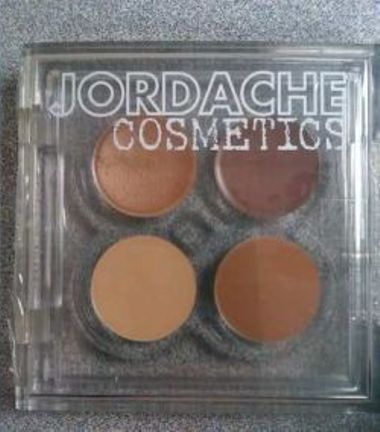 JORDACHE COSMETICS WARMS NEUTRAL SHADES QUAD CREAM EYE SHADOW